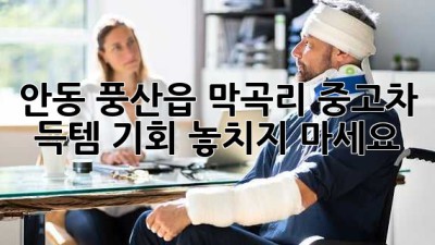 안동 풍산읍 막곡리 중고차, 득템 기회 놓치지 마세요! 🚗💨